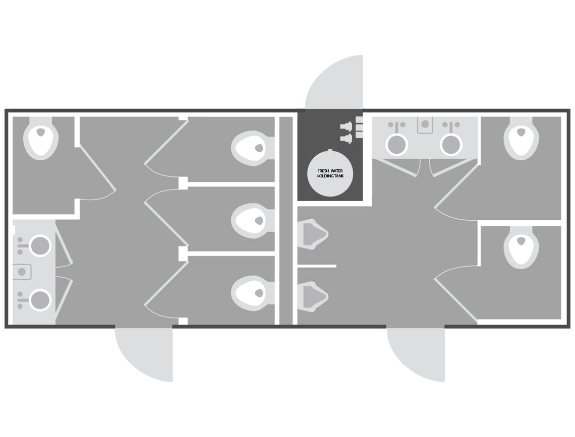 8 stall floorplan